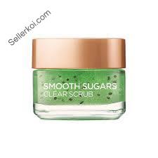 L'Oreal Paris Smooth Sugar Clear Kiwi Face  Lip Scrub